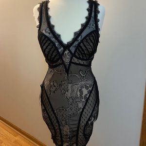 Lace Black/cream dress